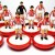 Subbuteo Andrew Table Soccer 052 Olympiacos creation similar with subbuteo old code with logo and number extra additions, limited edition squad 